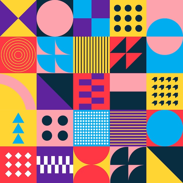 Abstract Geometric Background. Neo Geo Pattern. Abstract Pattern