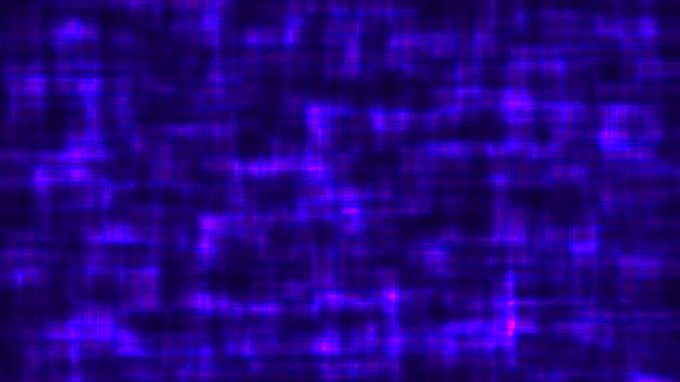 Abstract geometric background of blurred blue lights on dark backdrop Vector illustration