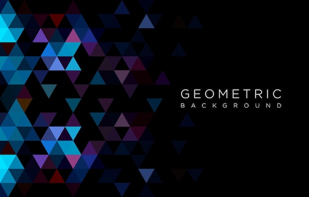 Abstract geometric background with magenta triangle shapes