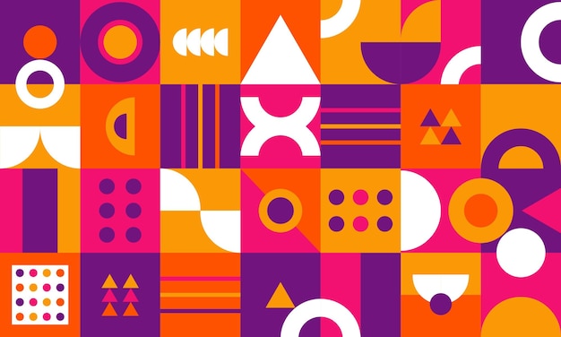 Abstract geometric background with minimal design