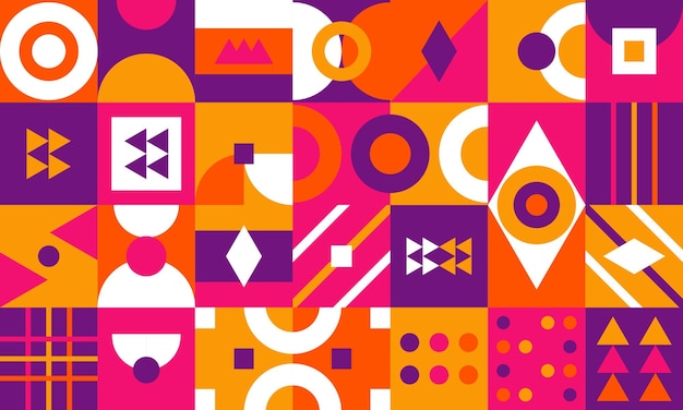 Abstract geometric background with minimal design