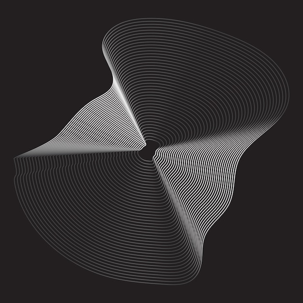 Abstract Geometric Contour Shapes