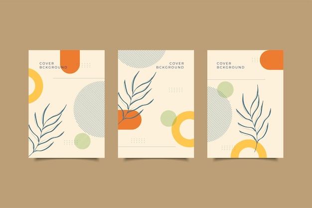 abstract geometric cover background collection