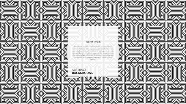 Abstract geometric cross circle square shape lines pattern