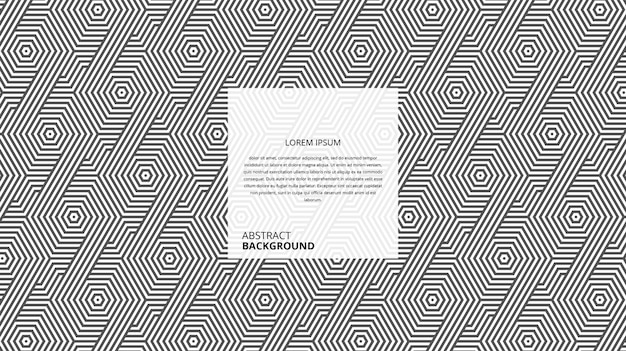 abstract geometric diagonal hexagon lines pattern
