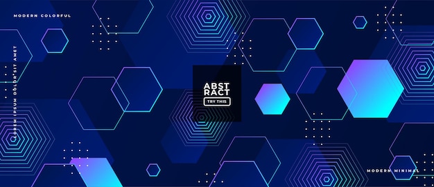 abstract geometric gradient shapes on composition dynamic illustration background.