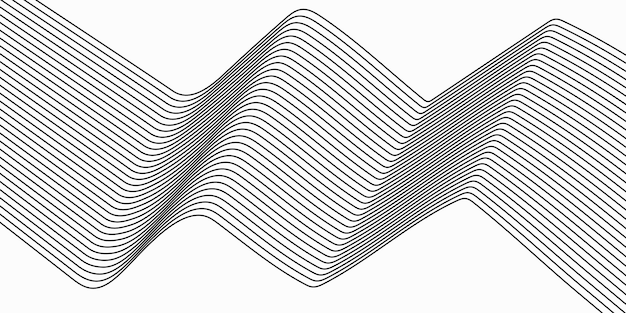 abstract geometric line background simple black and white motion line art backdrop design dynamic