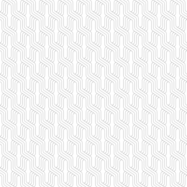 abstract geometric line seamless pattern black and white minimal vector simple illustation wallpaper