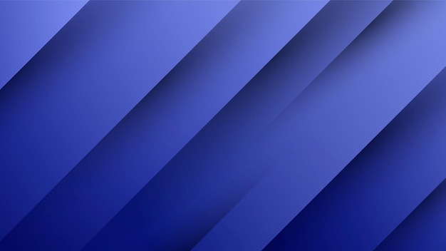 Abstract geometric line shapes on blue background