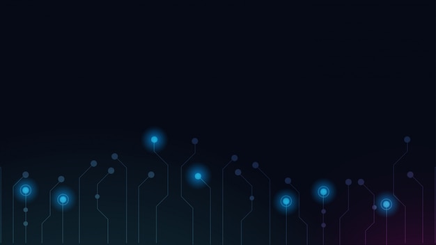 abstract geometric lines and dots. simple technology graphic background. circuit