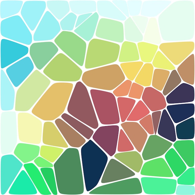 Abstract geometric mosaic colorful background. Vector illustration
