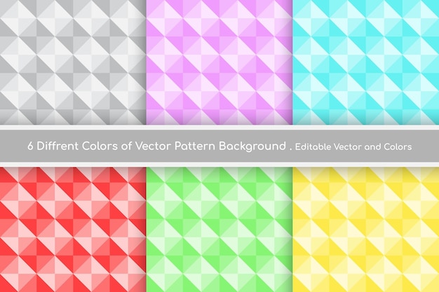 Abstract geometric pattern and background for graphic designers with editable colors and vector