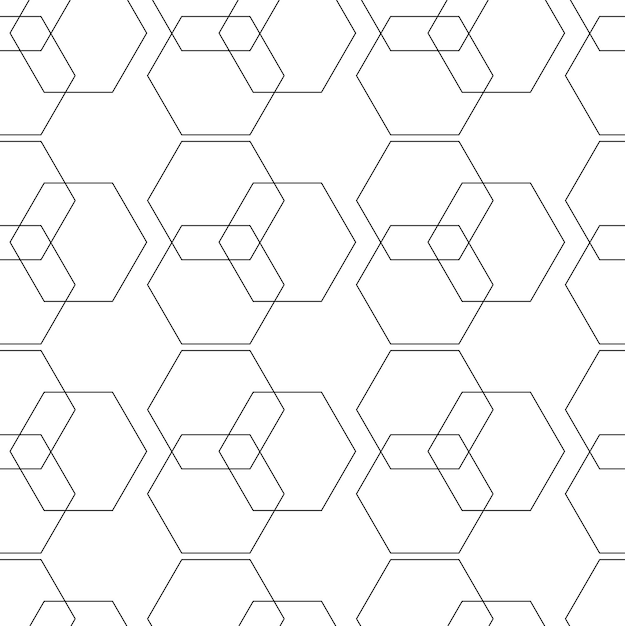 abstract geometric pattern with crosses stripes lines seamless background white and black ornament