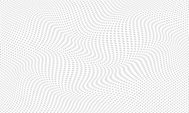 abstract geometric pattern with wavy lines that are white and gray