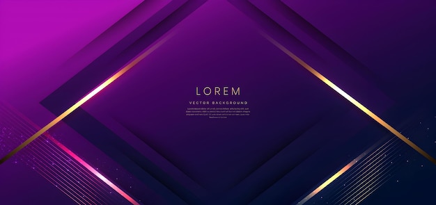 Abstract Geometric Purple Background