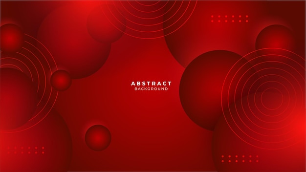 Abstract geometric red color elegant background vector illustration