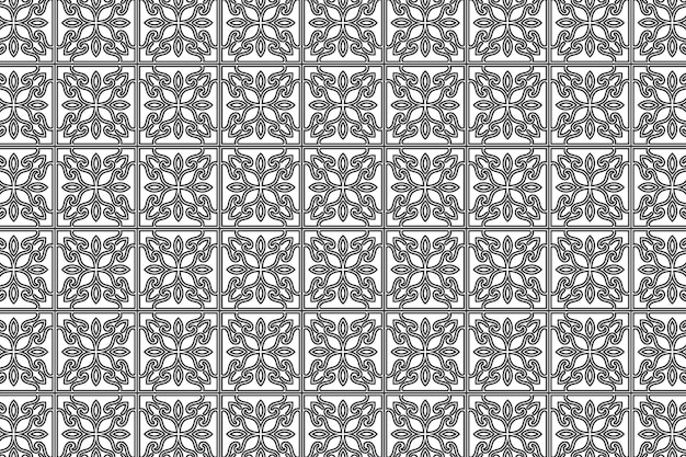 Abstract geometric seamless design pattern