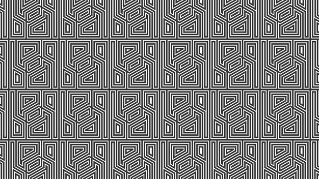 Abstract Geometric seamless pattern background