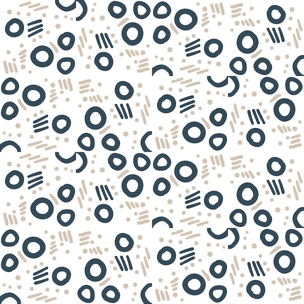 Abstract geometric seamless pattern. Tile background. Infinity wrapping paper with different shapes.