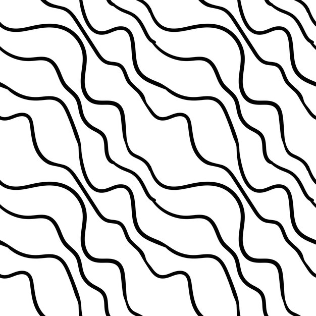 Abstract geometric seamless pattern with diagonal zigzag lines. Doodle background.