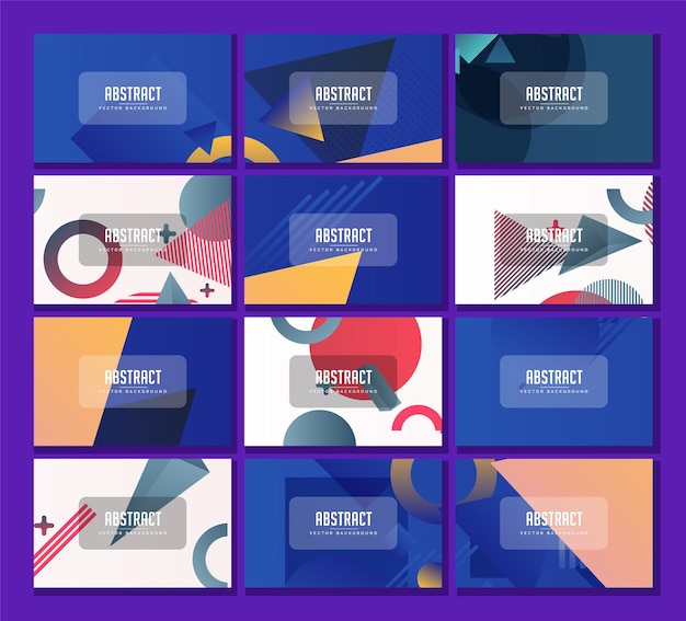 Abstract Geometric Shape Composition for Presentations