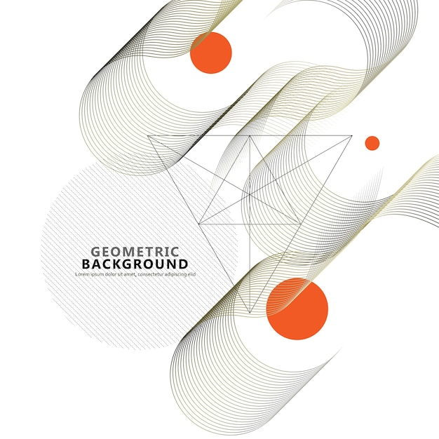 abstract geometric shapes background.
