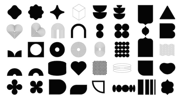 Abstract Geometric Shapes Set