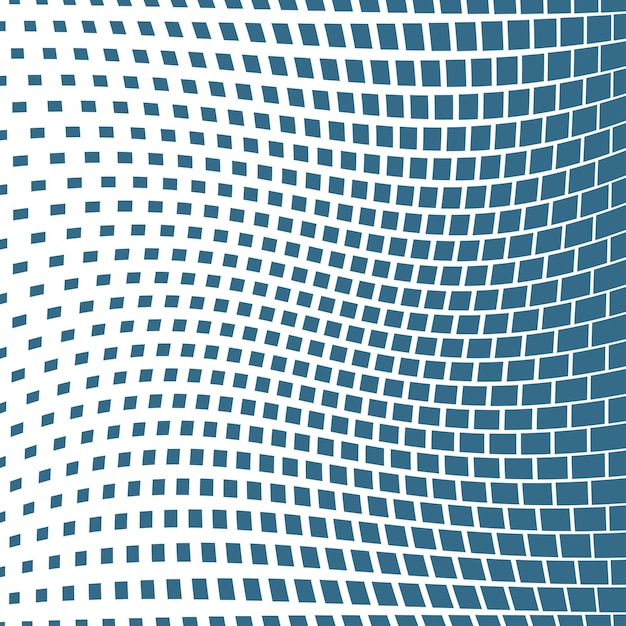 Abstract geometric square halftone background