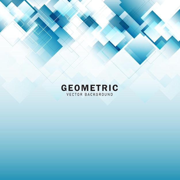 abstract geometric squares pattern overlay motion on blue gradient colour background