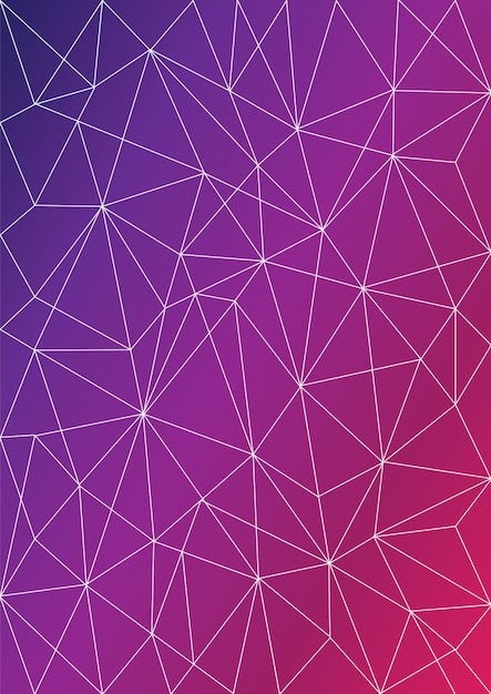 abstract geometric triangle shape with polygon background design