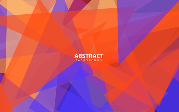 Abstract geomtrict blue and red color background vector