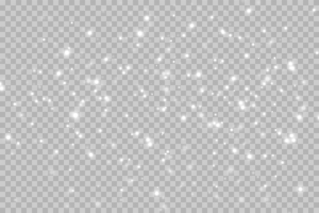 Abstract glowing bokeh lights Bokeh lights effect isolated on transparent background