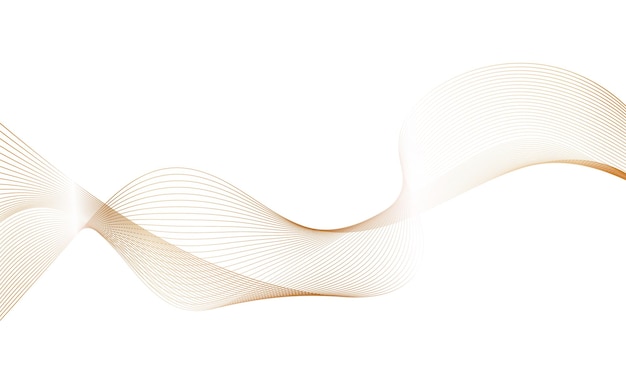 abstract gold wave element for design. digital line frequency track equalizer.