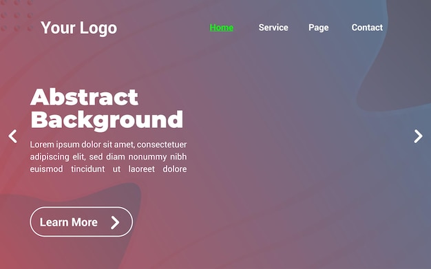 abstract gradient background for web landing page 3