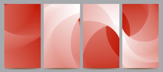 abstract gradient background set for banner poster brochure flyer template design et