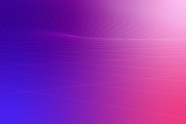 Abstract Gradient Background with Wave Lines