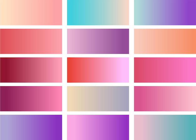 abstract gradient color background vector for versatile design