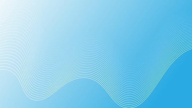 Abstract gradient colorful digital wavy line background
