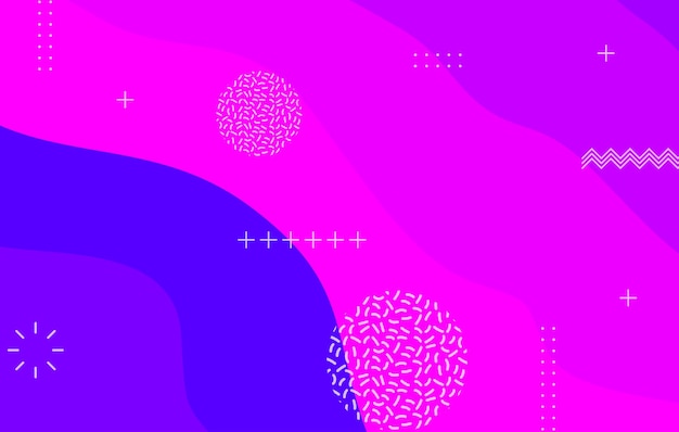 abstract gradient dynamic fluid shapes background design template
