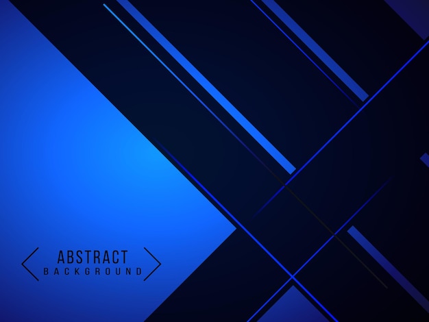 Abstract gradient geometric blue modern background pattern