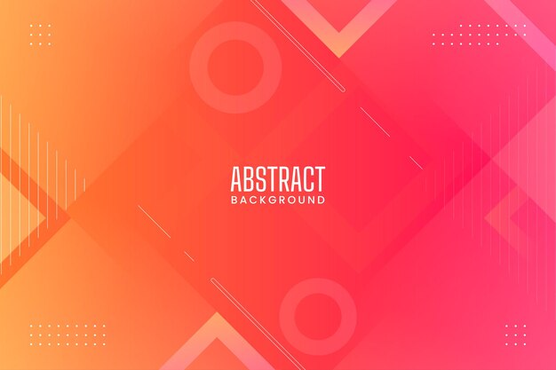 Abstract gradient geometric shapes background design