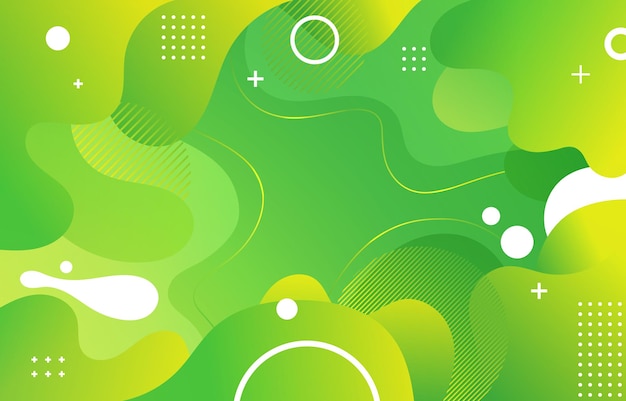 Abstract Gradient Green Background