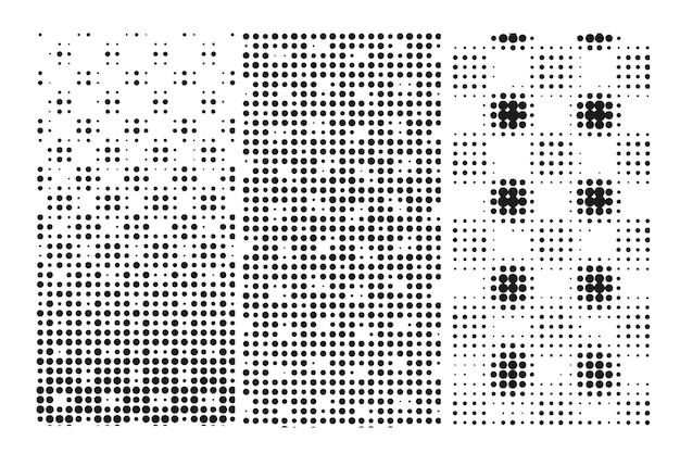 abstract gradient halftone dots background pop art template texture vector illustration