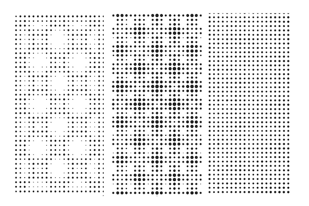 abstract gradient halftone dots background pop art template texture vector illustration