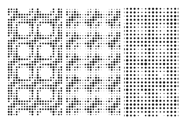 abstract gradient halftone dots background pop art template texture vector illustration
