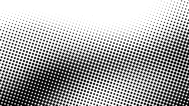 abstract gradient halftone dots background pop art template texture vector illustration