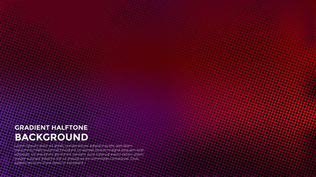 Abstract gradient Halftone grunge design background banner