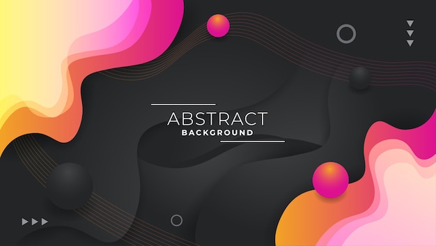abstract gradient shapes background