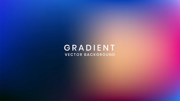 Abstract gradient vector background vibrant colors