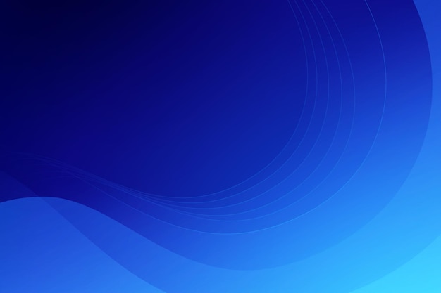 Abstract gradient wave blue background